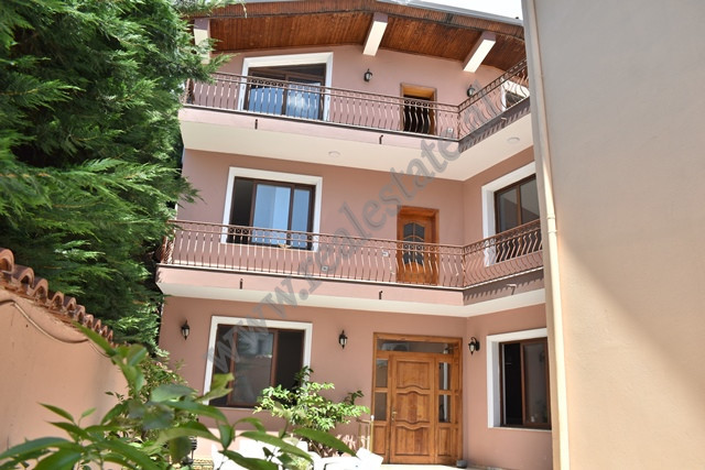 Three storey villa for rent in Mehmet Brocaj street in Tirana.
The villa offers a total surface of 
